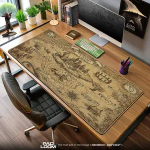 Marauder’s Map Mouse Pad, Wizarding Desk Mat, Hogwarts Gaming Desk Mat, Anime Mouse Pad, Desk Mat, pc accessories.