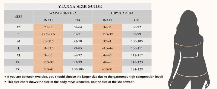 YIANNA Fajas Colombianas Shapewear for Women Tummy Control Shapewear Butt Lifter Bodysuit