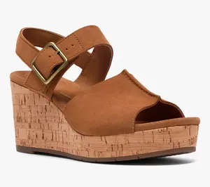 Clarks Signature Leather Wedges -Sabina Dream