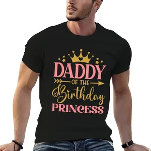 Full Family "Birthday Princess" Matching Tees Daddy of the Birthday Princess Soft Breathable Cotton Tee for Family Photoshoots and Celebrations