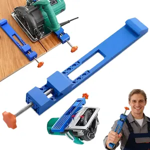 Adjustable Cutting Machine Base Guide, Innovative Clamp Circular Saw Guide Electric Circular Saw Milling Positioning Clamp Precision Wood Cutting Guide Pros & Hobbyists