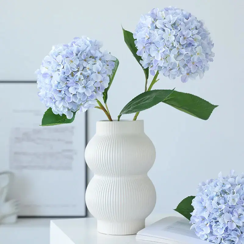 58cm Beautiful Silk Artificial Flowers Hydrangea Flower Bouquet for  2026 Party Wedding Room Table Decoration Floral Arrangement