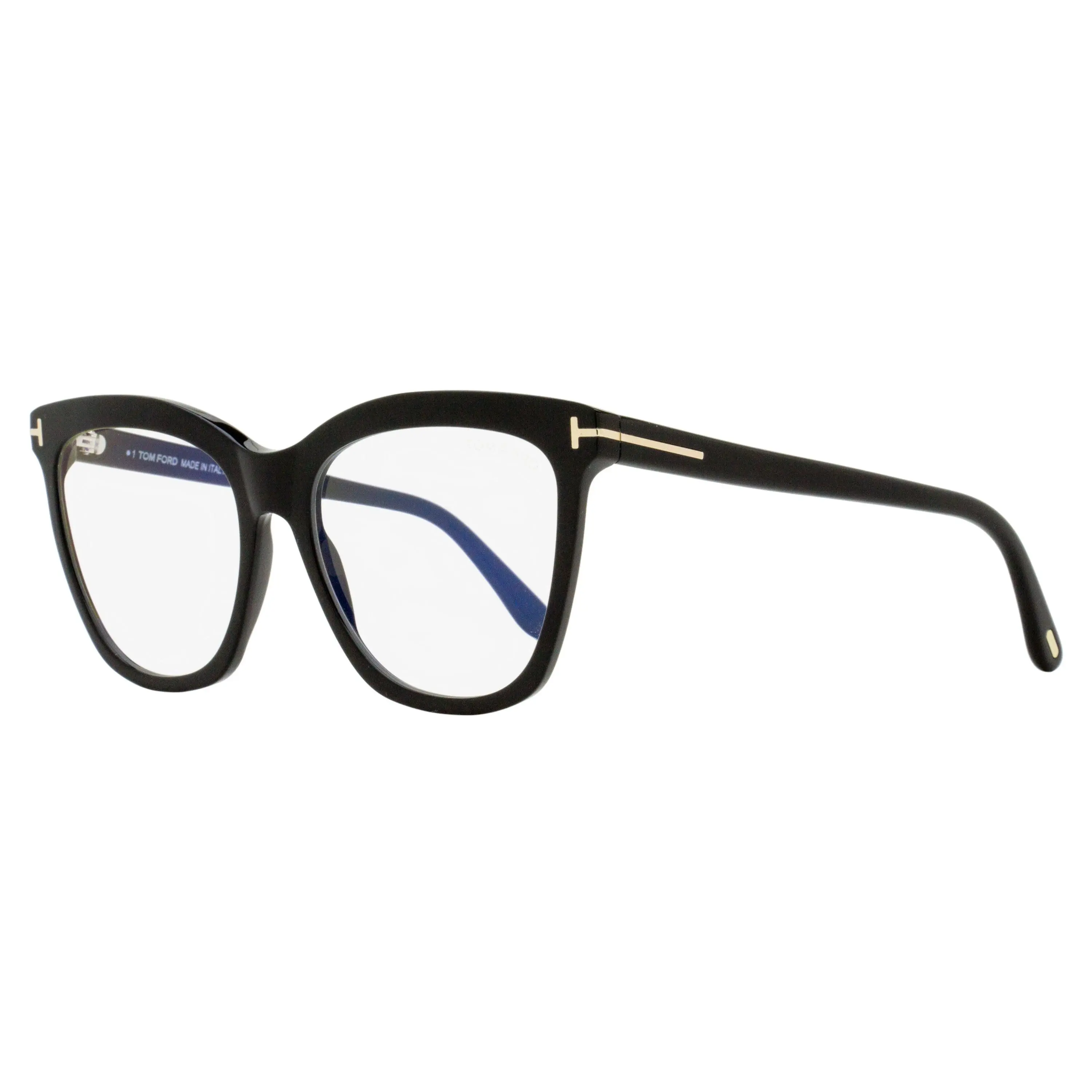 Tom Ford Blue Block Butterfly Eyeglasses TF6042-B 001 Black 54mm FT6042