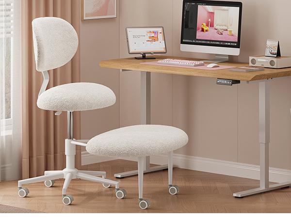 Pinmoco Egg-Shape Ergonomic Cross-Legged Swivel Chair - Adjustable Height, Back Support, Versatile for Home & Office Use, 360-Degree Swivel, Memory Foam Cushion, 5 Durable Casters