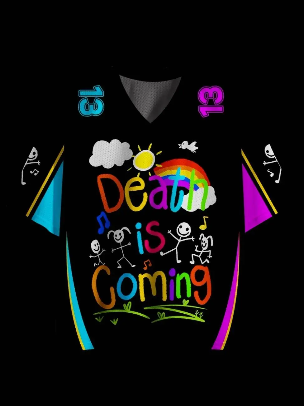 DEATH IS COMING MESH JERSEY HMH