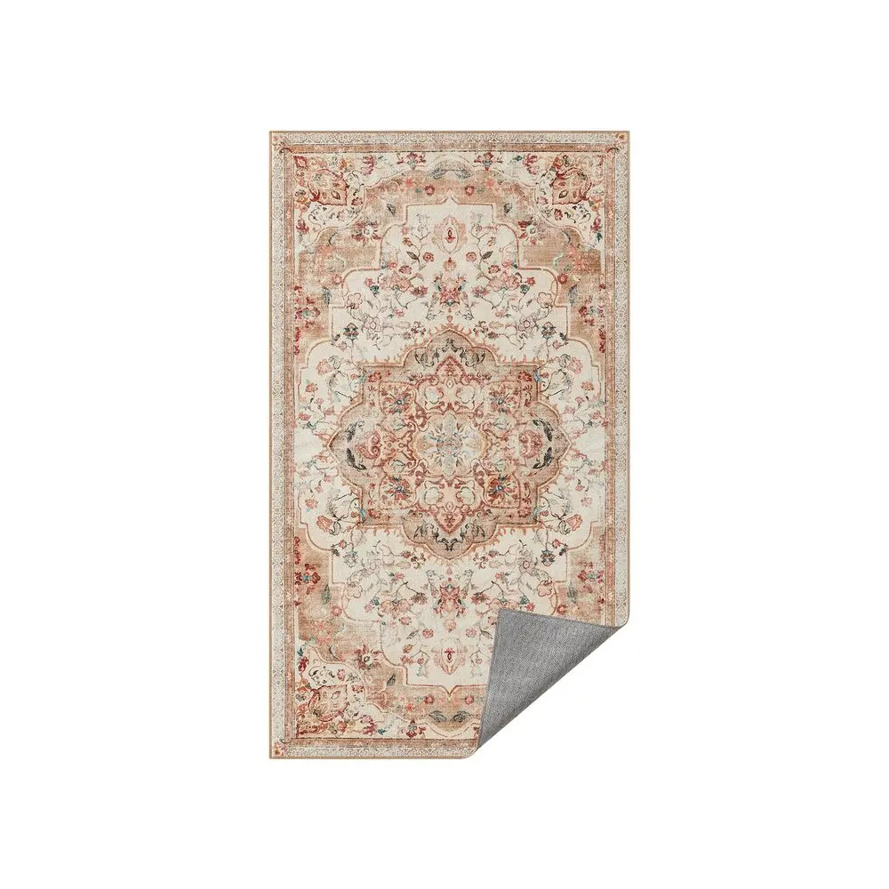 SONGMICS Indoor Area Rug - Traditional Vintage Non-Slip Machine Washable Rug for Bedroom, Living Room Mat, Home Decor Carpet, Indoor Area Rugs