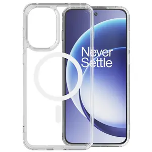 Nakedcellphone Transparent Series for OnePlus 15R Phone Case, Clear Acrylic - Compatible with MagSafe Mounts