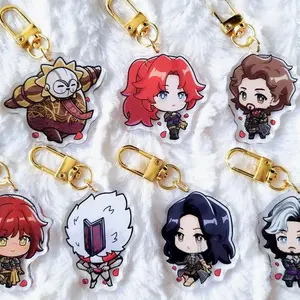 7 Vers Clair Obscur: Expedition 33 Acrylic Keychain,  "Featuring Gustave, Maelle, Lune, Sciel, Verso, Monoco & Esquie " Bag Charms