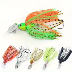 6pcs New Blade Jig Lure Weedless Brush Guard High-Frequency Sound Bass/Mandarin Fish/Zander Killer| All-Water Performance
