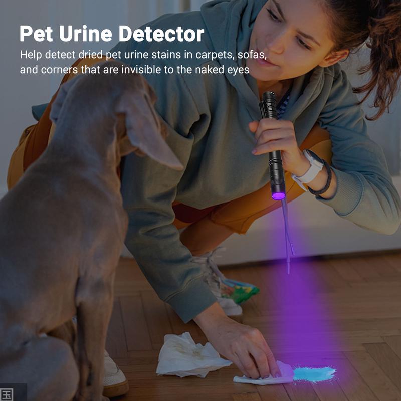 2 Pack Mini UV Light for Home & Travel | Detect Pet Stains, Bed Bugs & Hotel Hygiene | Essential Inspection Tool Kit Portable