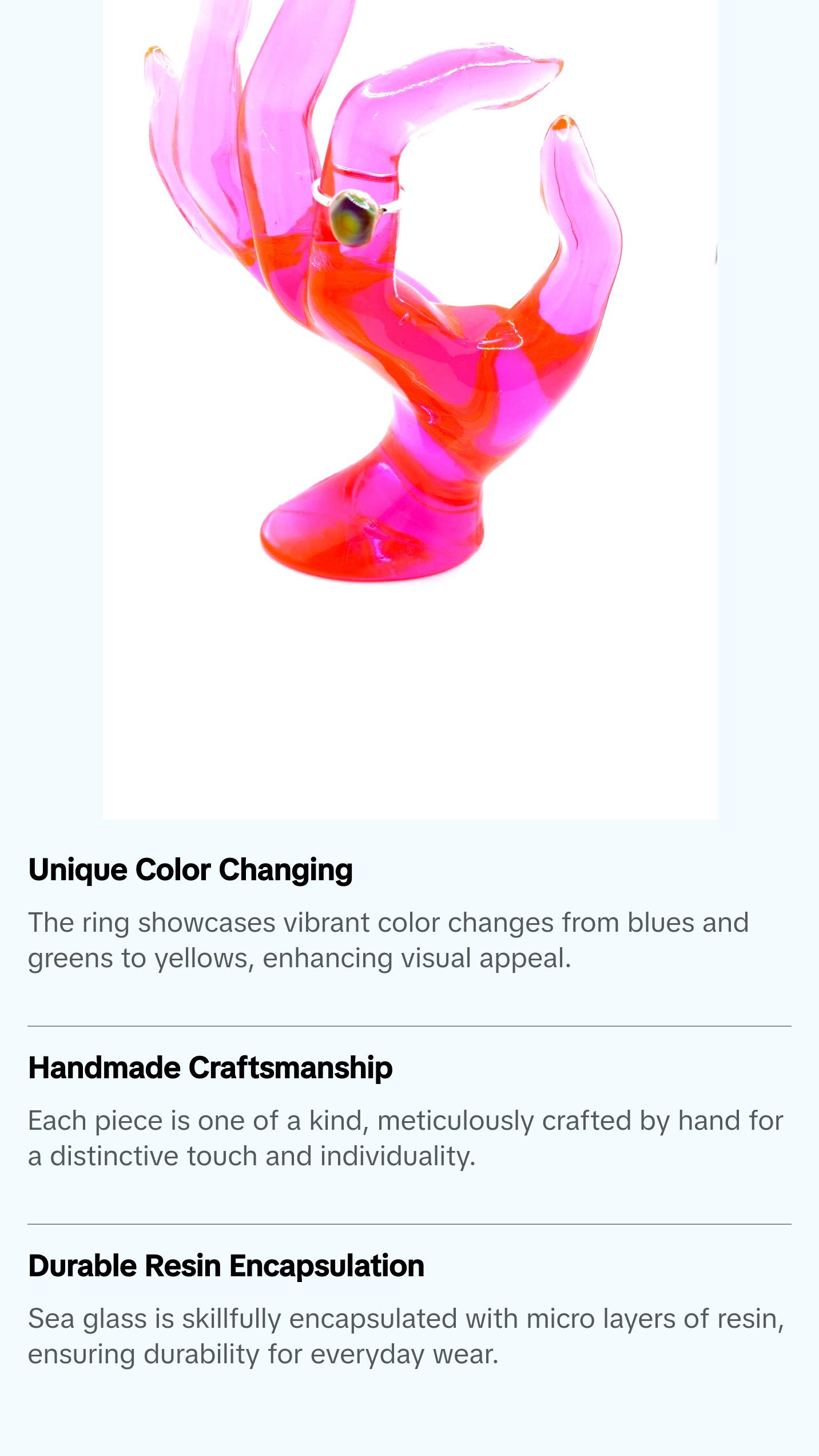 Mood Sea Glass™ Ring