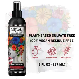 Dreadlocks Tightening Texture Spray - Hair Care Products, Scented with Rosemary & Peppermint, Nourishing Frizz Control for Dry Textured Hair, Infused with Coconut Water & Oat for All Stages