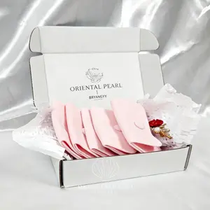 LK02-WhatBag Pearl Jewelries【A Bunch of Jewelry Pieces in Pink Bags】【You Get What You Get & You don't get upset】Curated just for you Unlock Your Style Pearl Jewery