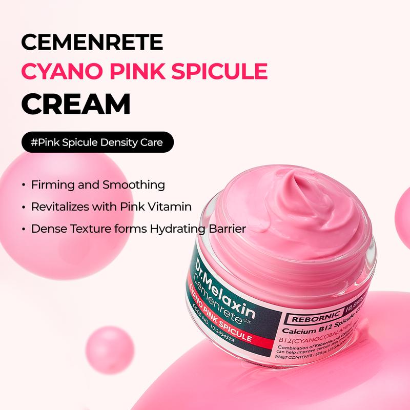 [Dr.Melaxin Official] Cemenrete Cyano Pink Spicule line | Lifting, Brightening, Dark Circles, Hydration | Korean Cosmetics
