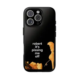 Marcus the Worm Robert It's Pissing Me Off phone case, Robert & Marcus Worm TikTok Design, Tough Protective Cover, Gift for VR Chat Fans, iPhone 17 16 15 14 13 12 11