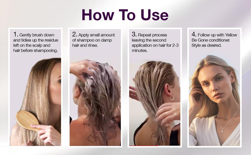 Star Care Yellow Be Gone Shampoo 12oz/354ml