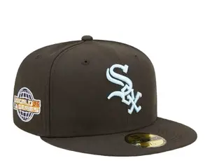 New Era Cloud Under 59Fifty Chicago White Sox Men Fitted Hat Black