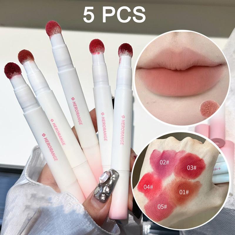 5 Pcs Velvet Smooth Lip Glaze Set Cosmetic Waterproof Long Lasting Non Stick Cup Matte Lipstick Moisturizing Easy To Apply Silky Lip glossy Makeup 5 Pcs Velvet Smooth Lip Glaze Set Cosmetic Waterproof Long Lasting Non Stick Cup Matte Lipstick Moisturizing Easy To Apply Silky Lip glossy Makeup