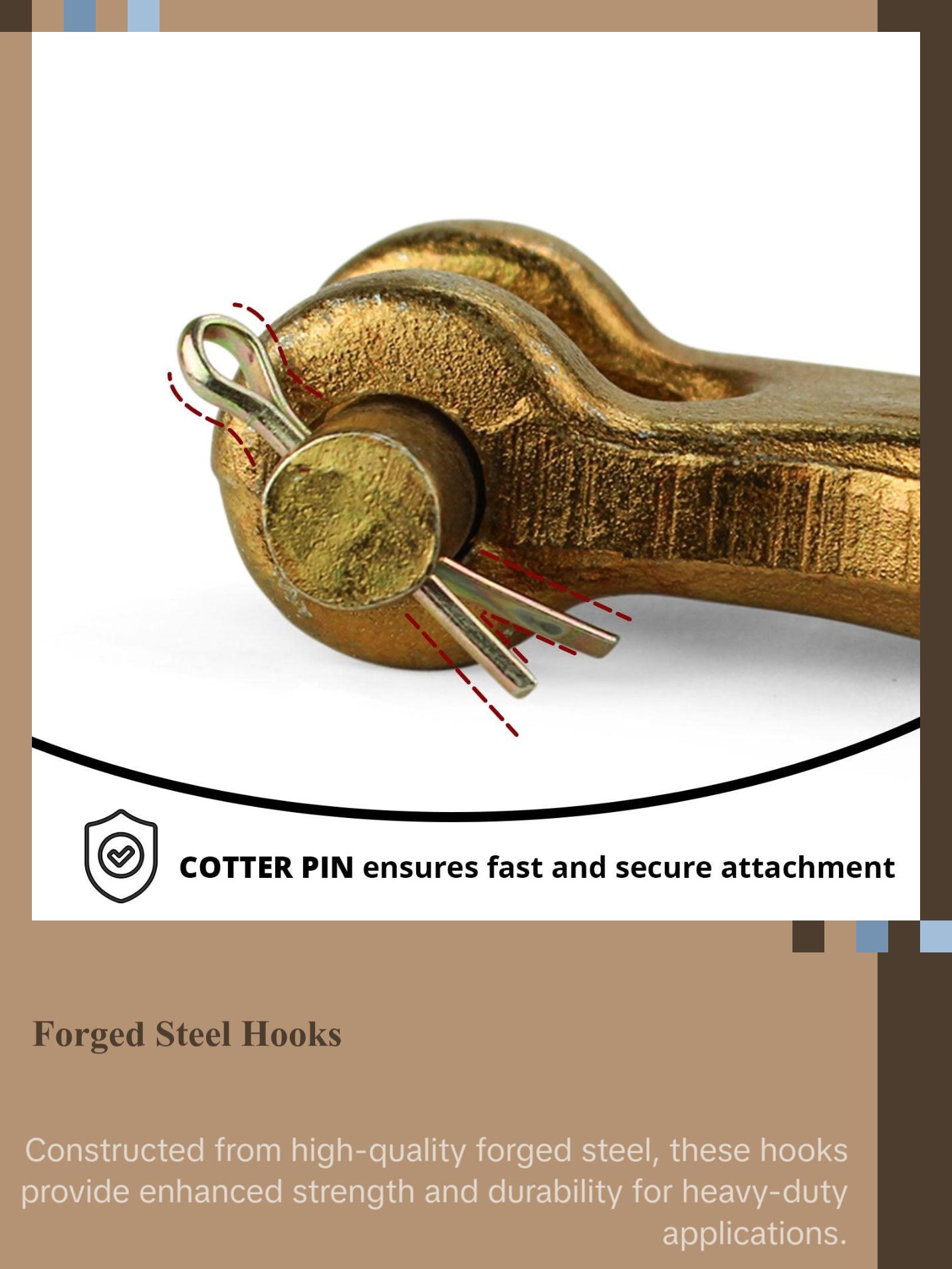 G70 Clevis Grab Hook, 3/8"