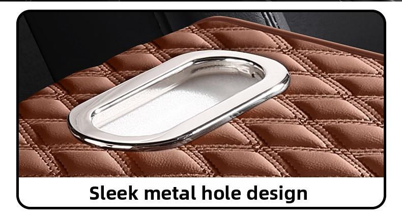 Leather car armrest cushion! This multi-functional pad holds cups, tissues, and storage—no more dangling arms on long drives! Solve all your road trip pain points for the price of a bubble tea!