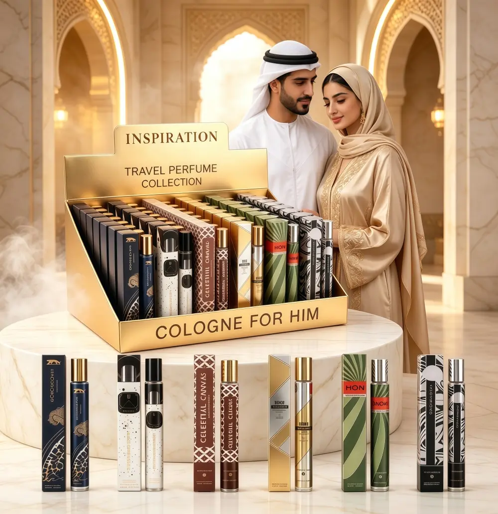 6Pcs Luxury Arabic Pheromone Cologne Gift Box for Men, 1.2 Fl Oz Long Lasting Exotic Oud Musk Fragrance Spray, Seductive Perfume Pack to Attract Women, Ideal Date Night & Birthday Gift