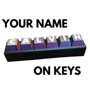 Keyboard Fidget Clicker Mechanical-Style Click for Focus Stress Relief Compact Portable Design for Students Gamers Office Use Durable 3D Printed Model