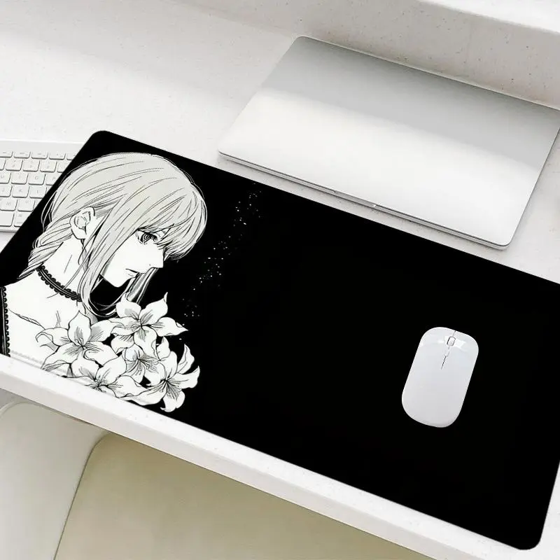 Anime Pattern Mouse Pad, 1 Count   Non-slip Rubber Base Stitched Edge Desk Pad, Computer Mouse Pad, Anime Mousepad, Gaming Mousepad, Office Desk Accessories for Home Office Game, Gaming Mouse Pads, Mouse Pad for Laptop
