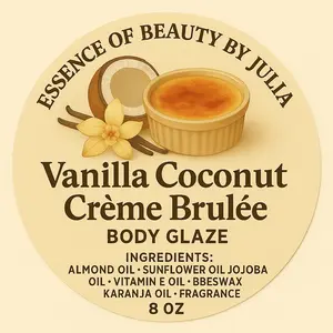 Vanilla Coconut Crème Brûlée Body Butter Glaze