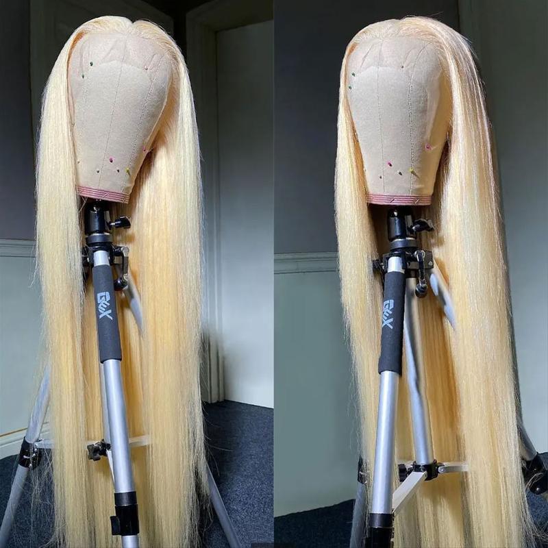 613 Blonde HD 13x6 Lace Frontal Wigs Pre plucked 13x4 Hot Red Straight Blonde Lace Front Human Hair Wigs For Women Can Be Dyed 180% Density 613 Blonde HD 13x6 Lace Frontal Wigs Pre plucked 13x4 Hot Red Straight Blonde Lace Front Human Hair Wigs For Women Can Be Dyed 180% Density