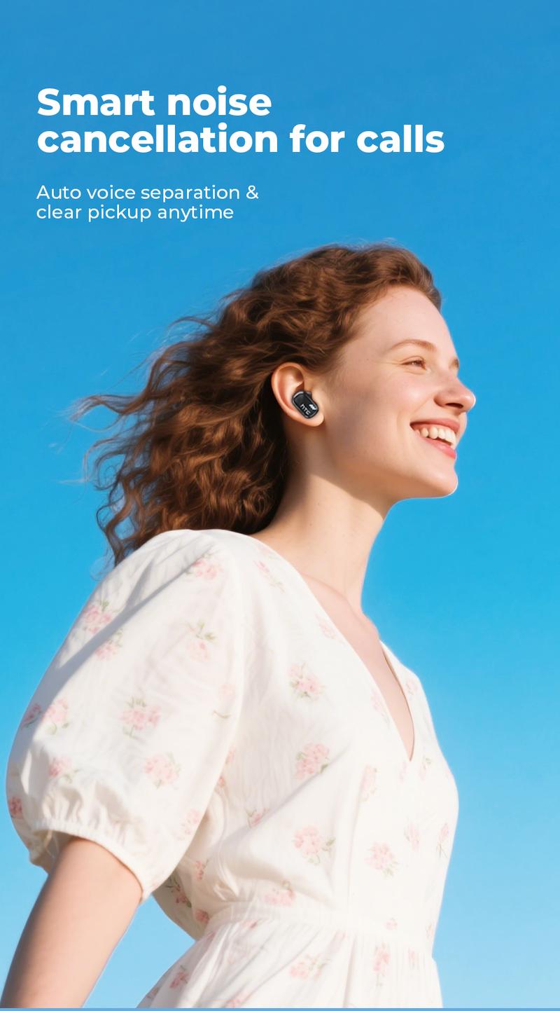 HTC NE16 Wireless Earbuds Bluetooth 6.0 Earphones Waterproof Wireless Earphones, Suitable for Office, Sports, Study and Audio Calls | Built in Microphone In Ear Earbuds, Gaming Bluetooth Headphones