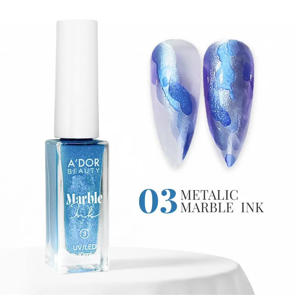 A'DOR Marble Ink - 03 - Aqua Blue
