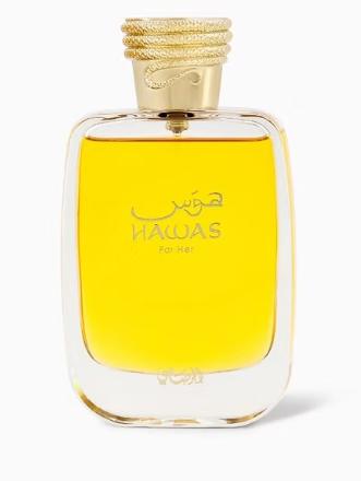 Rasasi | Hawas for Her | Eau De Parfum | Women's Fragrance | 100 ml - 3.4 fl oz | Pomegranate - Jasmine Sambac & Patchouli Notes