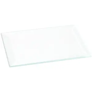 Plymor 2" x 3" Rectangle, 3mm Thick Beveled Clear Glass