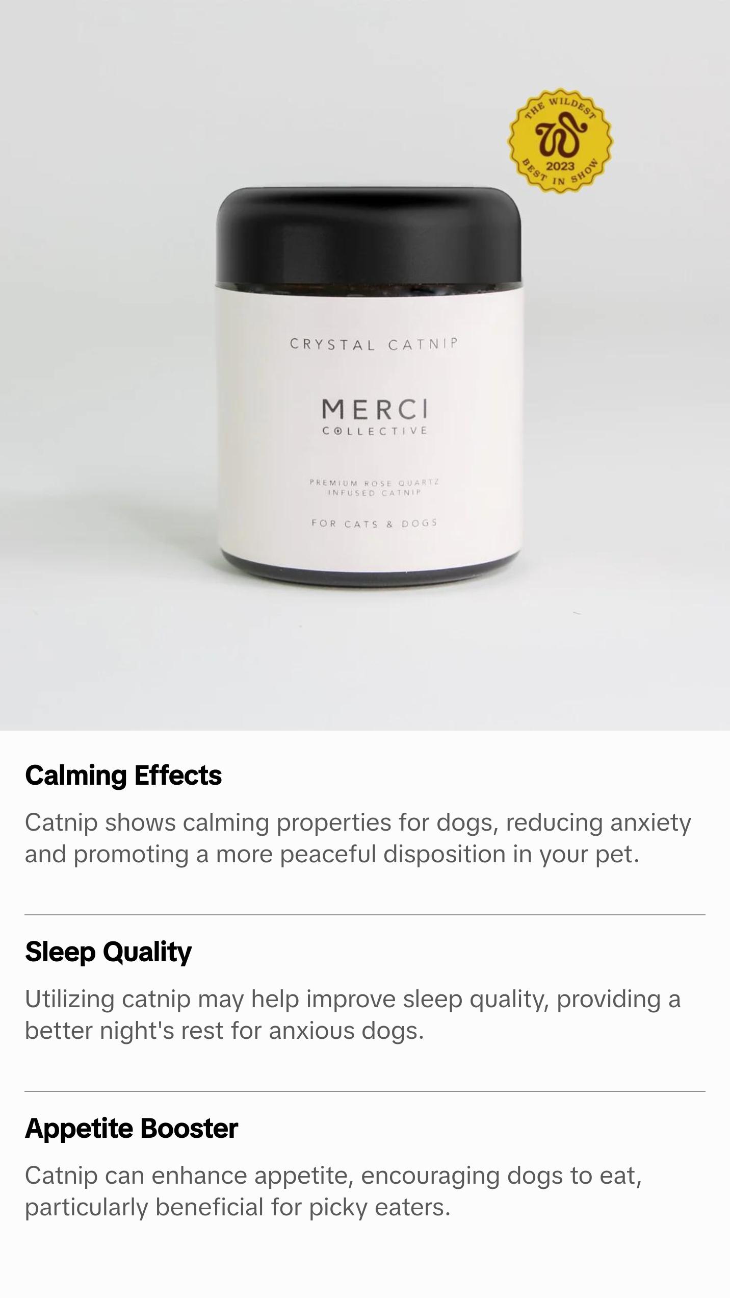 Crystal Catnip for Dogs