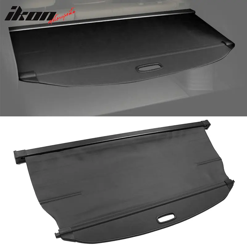 Black Tonneau Cargo Cover for Kia Sorento 2016-2020 Vinyl Aluminum Rod