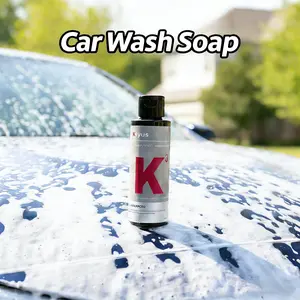 Car Wash, Rich Foaming Car Soap for Bucket Wash or Foam Cannon Use, Safe on All Paints, Adds Glossy Shine, 4.06oz(120ml)