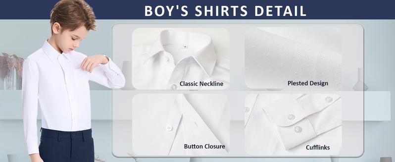 8 Piece Boys Suit Set-Size 2 to Size 20, Formal Slim Fit Boys Suit, Gift for Boys, Toddler, Teenage, Kid, Young Adult, Wedding, Graduation, Churches