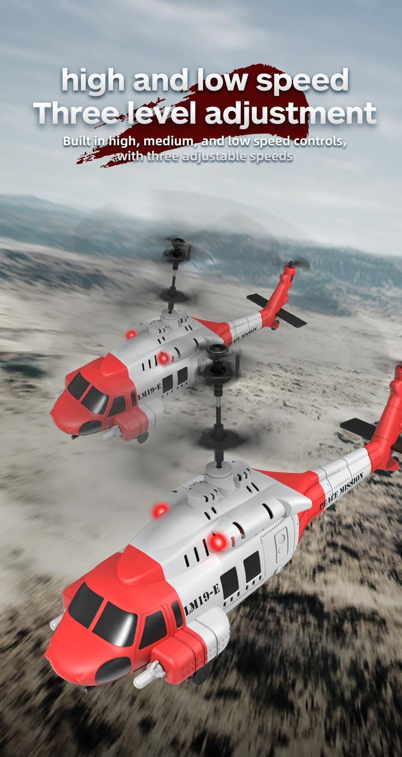 BRRRRT Multifunctional Remote-Controlled Helicopter with Firing Projectiles Six-axis Gyroscope One-touch Takeoff Landing Speed Adjustment Extended-range 2.4G Remote Control Stationary Hovering LED Lighting Effects Perfect Christmas Gift for Children