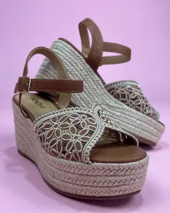 The Paloma Tan Espadrille Wedge