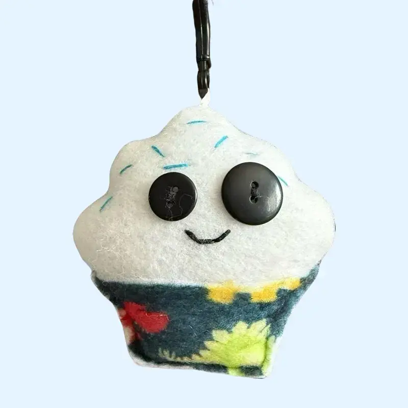 Coo-Coo Cupcake Keychain