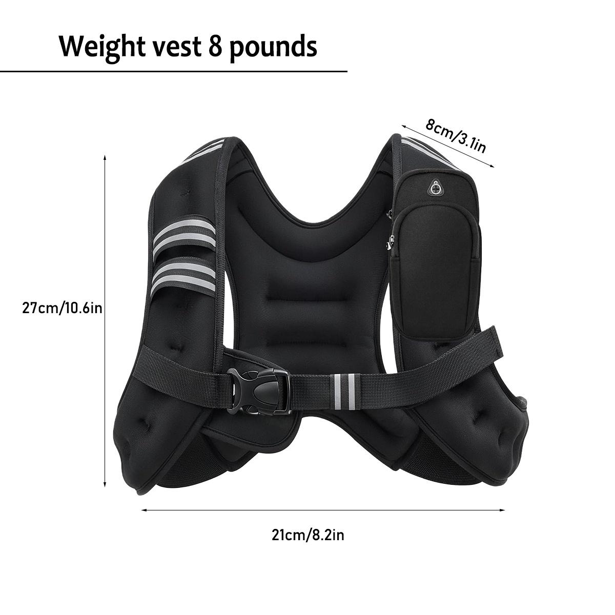 Lightweight Weighted Vest for Beginners & Advanced Training Unisex Fitness Auxiliary Equipment Strength Training Running Vest Ideal for All Levels