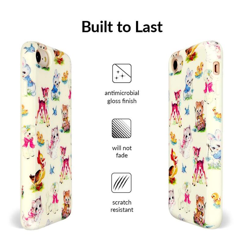Velvet Caviar Baby Animals iPhone Case – Cute Phone Case for iPhone with Adorable Baby Animal Design and Shockproof Protection