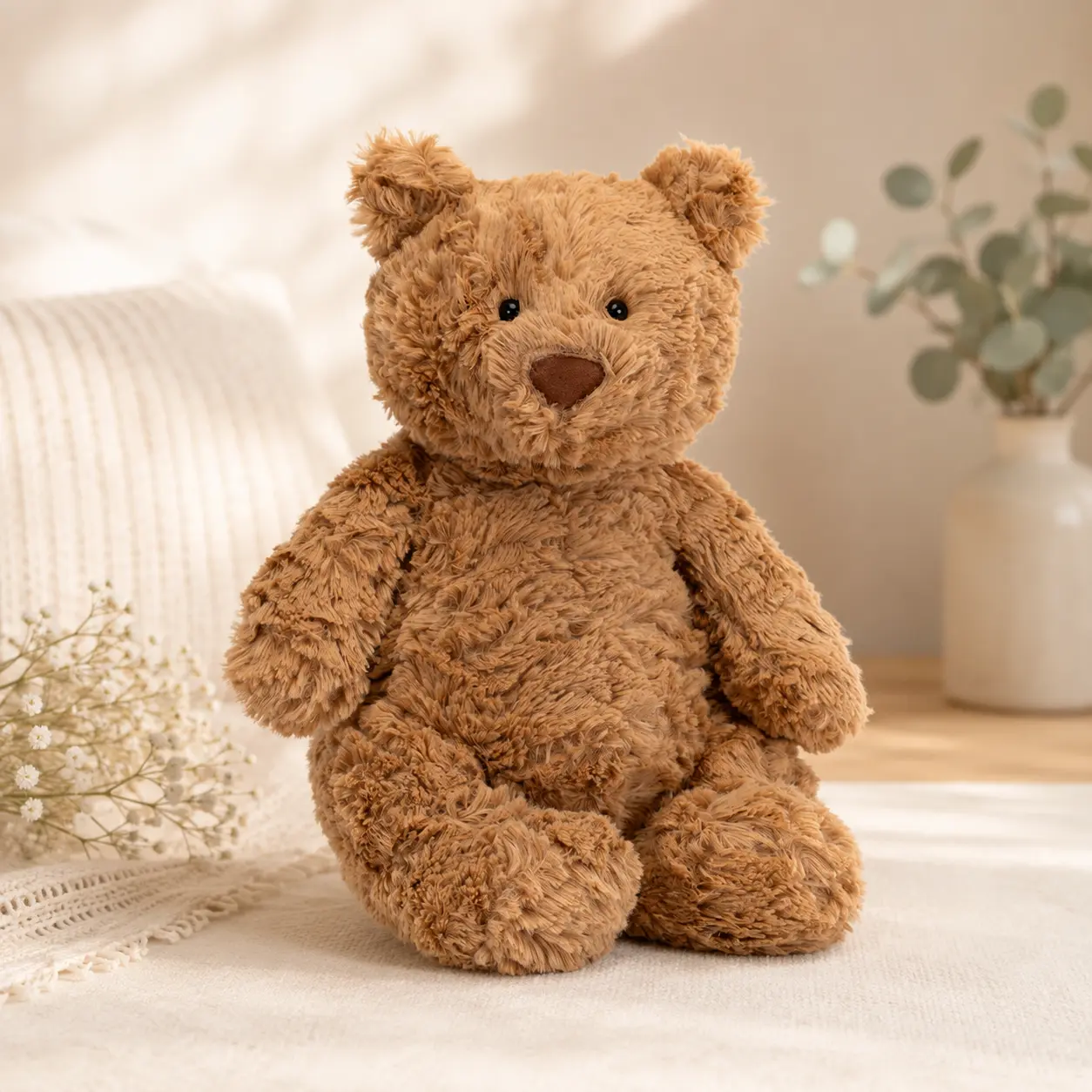 Jellycat Bartholomew Bear Plush – Soft Cuddly Teddy Bear Stuffed Animal, Adorable Cozy Gift for Birthdays & Bear Lovers