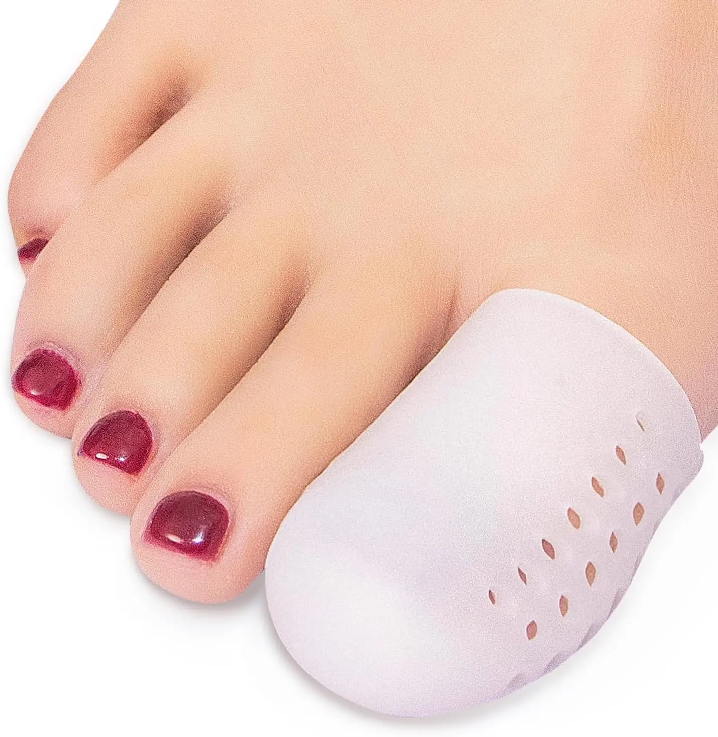 14 Packs of Breathable Big Toe Caps, Silicone Toe Covers for Big Toe