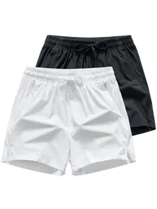 Men’s fashion versatile outdoor casual three-inch inseam shorts (2-pack); men’s jogging long pants