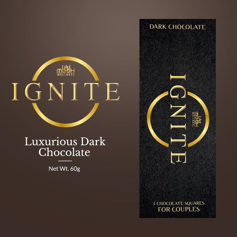 [HOT - 2026!!] Ignite Dark Chocolate Bars – Premium 60% Cocoa Squares for Couples – Luxurious Dark Chocolate Crafted