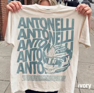 Kimi Antonelli Vintage #F1 Shirt, Formulla 1 Racing Graphic Tee, Grand Prix Motorsport Antonelli Fan Top, Motor Fan Gift Shirt, Merch for Fans, Wardrobe Staple, For Any Season, Full Size Options, Everyone Can Find Their Fit