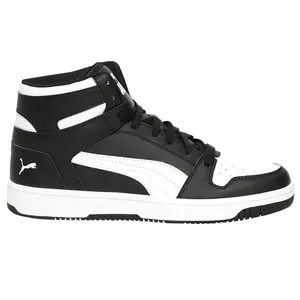 PUMA Mens Rebound Layup Lace Up Sneakers Shoes Casual - Black