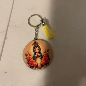 Personalized  Sublimation round keychains
