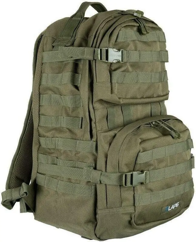 LA Police Gear 3-Day 2.0 Tactical Multi-Compartment Backpack in Multicam, 600D Polyester with MOLLE Webbing & Hydration Compatibility, Dual Strap Pack, Molle Custom Fit, Durable Outdoor Rucksack, Multi Pocket Backpack, Everyday Carry, Athletic